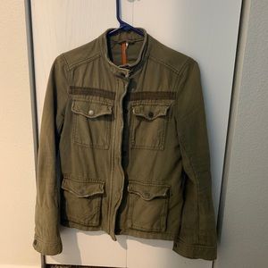 Free People Distressed Military Jacket XS